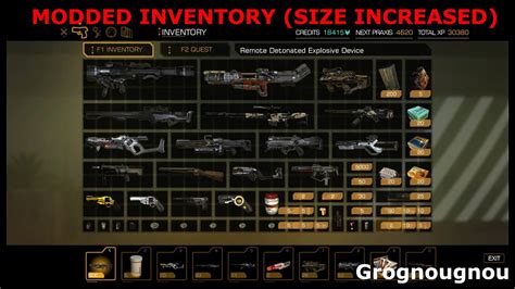 Deus Ex Human Revolution mod : Bigger inventory - YouTube