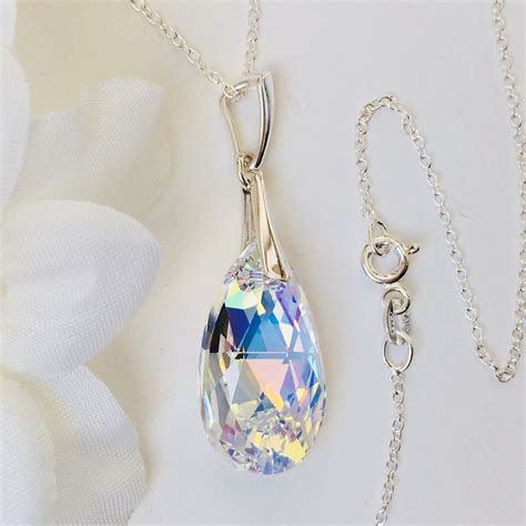 28mm AB Crystal Pendant | Crystal Elegance