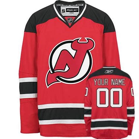 NHL New Jersey Devils Home Custom Hockey Jersey - Red | New jersey devils