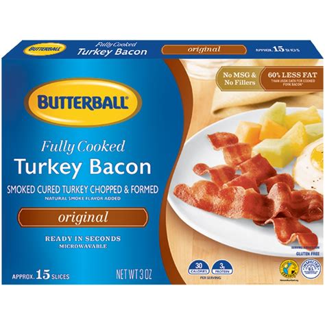 Butterball Turkey Bacon 3 oz 3 oz | Shipt