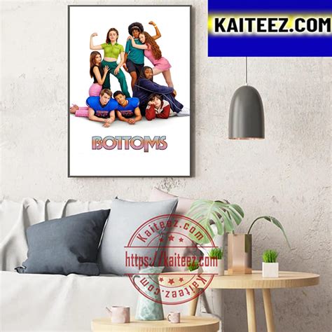 Official Poster For Bottoms Movie Art Decor Poster Canvas - Kaiteez