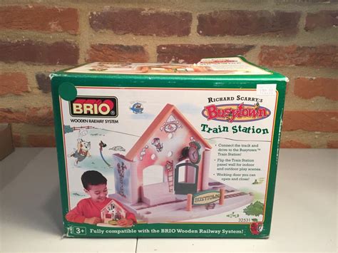 BRIO Richard Scarry Busytown Train Station Set Unused 32531 New in Open ...