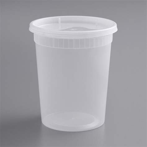 Discount Delight Freshware 16oz PP Plastic Deli Containers with Lids ...