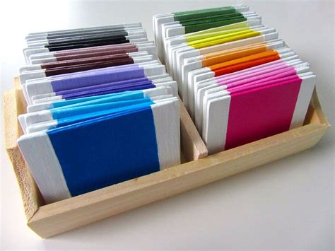 DIY Montessori Color Tablets | Montessori color, Diy montessori toys ...