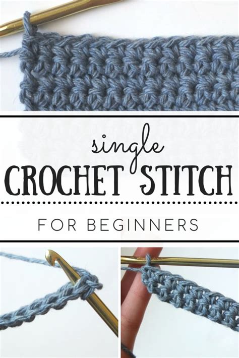 Single Crochet Stitch for Complete Beginners with Step by Step Photos