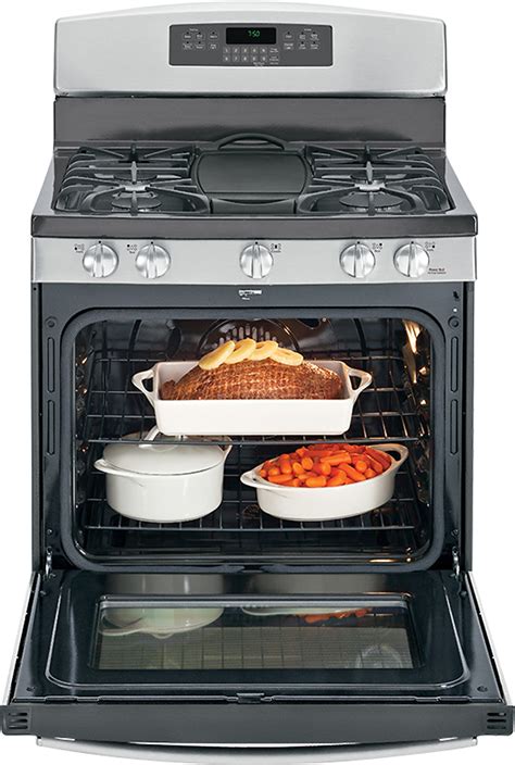 Best Buy: GE 30" Self-Cleaning Freestanding Gas Convection Range ...