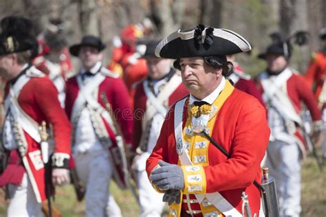 Historical Reenactment Events in Lexington, MA, USA Editorial Image - Image of force, great ...