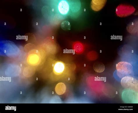 Christmas tree light bokeh Stock Photo - Alamy