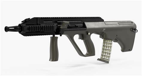 3D austrian bullpup rifle steyr aug model - TurboSquid 1158412