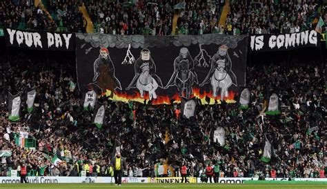 TIFO display from this morning's Old Firm match : r/soccer