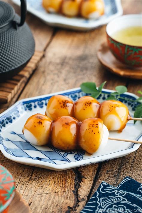 Mitarashi Dango みたらし団子 | Recipe | Easy japanese recipes, Japanese ...