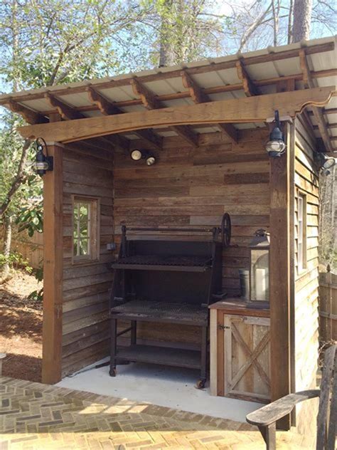 HugeDomains.com | Bbq shed, Outdoor bbq, Built in bbq