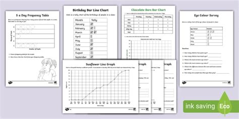 KS1 Data Handling Worksheets Pack | KS1 Maths (teacher made)