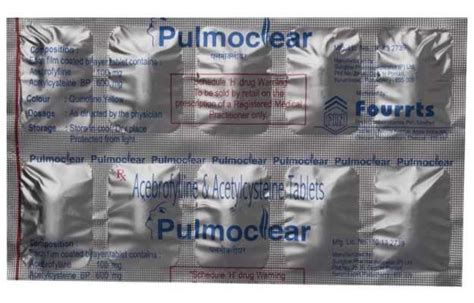 Pulmoclear Tablet: Uses, Price, Dosage, Side Effects, Substitute, Buy ...