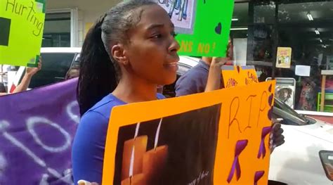 WATCH: Saint Lucians March Against Domestic Violence - St. Lucia Times