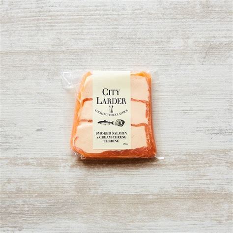 Terrine, Smoked Salmon & Cream Cheese, 130g – City Larder