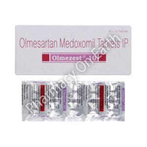 Olmesartan Medoxomil 10mg (Olmezest) Tablets - Pharmacy on Earth