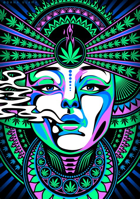 √ Trippy Weed Drawing