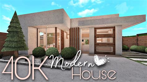 How To Build A Small Modern House In Bloxburg 1 Story - Design Talk