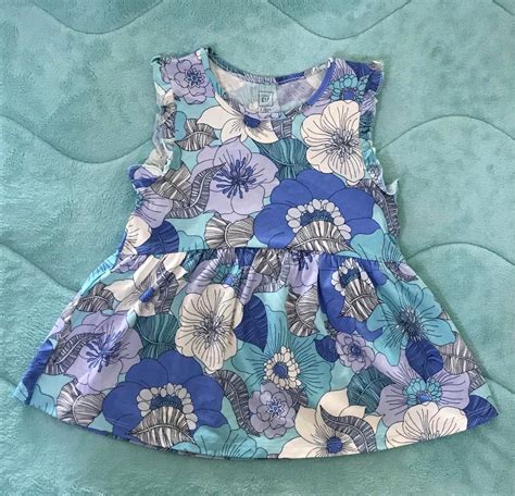 Gap Kids Blue Floral Dress US Toddler 5 years NEW | eBay | Floral blue ...