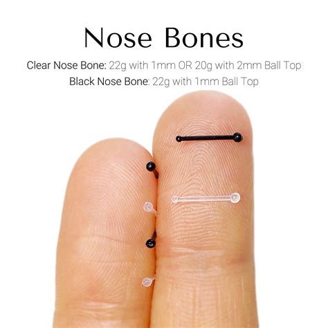 BioFlex Nose Stud Retainer Clear Nose Stud Nose Piercing | Etsy in 2020 | Nose bones, Nose stud ...