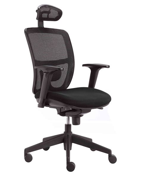 "Project" High Mesh Back Office Chair + Headrest