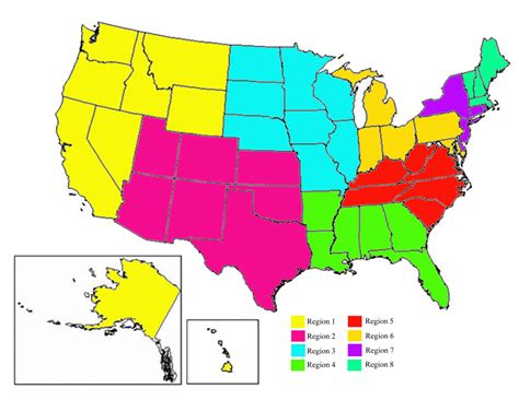 Printable Map Of Regions Of The United States - Printable US Maps