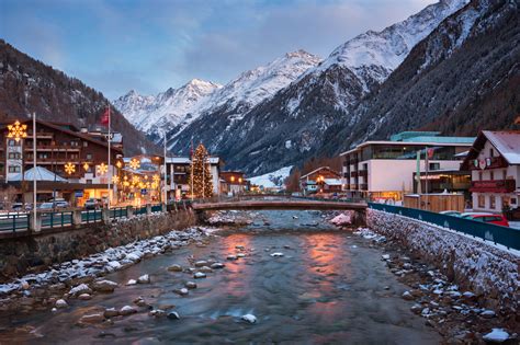 Soelden Ski Resort in the Morning, Austria | Anshar Images