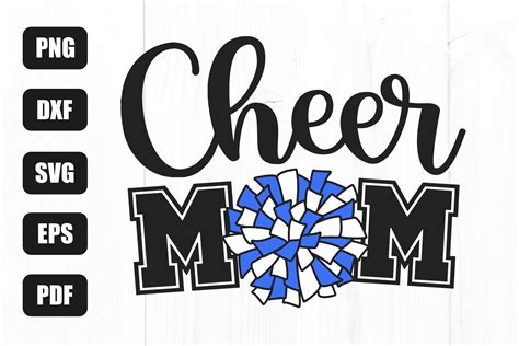 Cheer Mom Svg, Cheerleader Mom Life Svg Graphic by litkedesigns ...