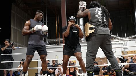 Francis Ngannou and Tyson Fury training 1 | MMA Junkie