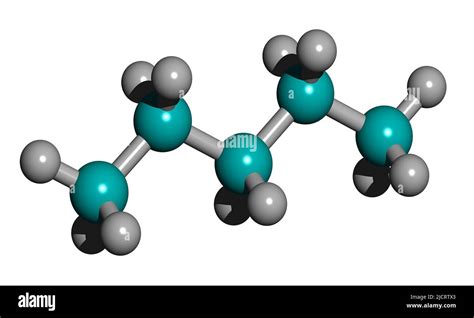 3D image of butane skeletal formula - molecular chemical structure of 2 ...