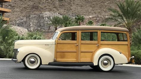 1940 Ford Deluxe Woody Wagon at Monterey 2017 as S106 - Mecum Auctions