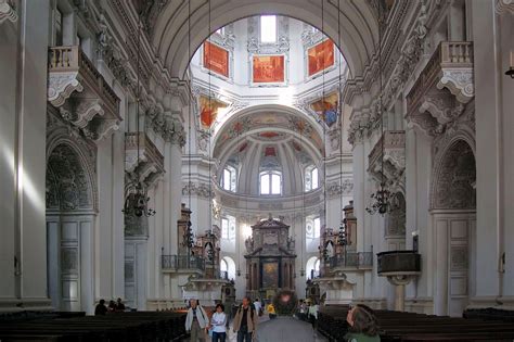 Inside the Cathedral in Salzburg, Austria image - Free stock photo ...