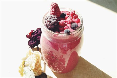 Summer Fruit Smoothie Recipe - Berry Delicious- AdventureYogi