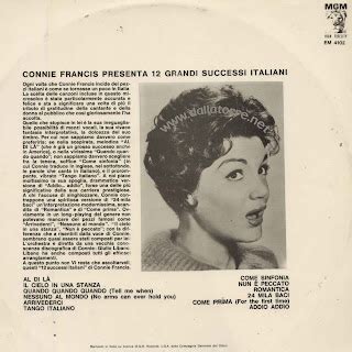 www.dallatorre.net: CONNIE FRANCIS - 12 grandi successi italiani - 1962 - pagina aperta a tutti ...