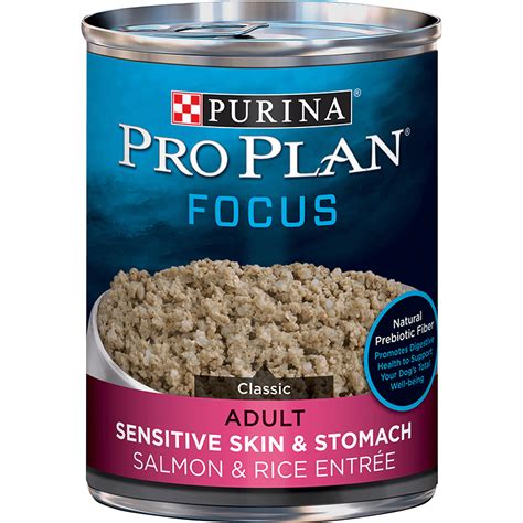 Purina Pro Plan Sensitive Stomach Pate Wet Dog Food, FOCUS Sensitive Skin & Stomach Salmon ...