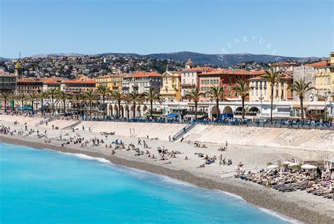 Nice France French Riviera Beach Print, South of France Cote D'azur ...