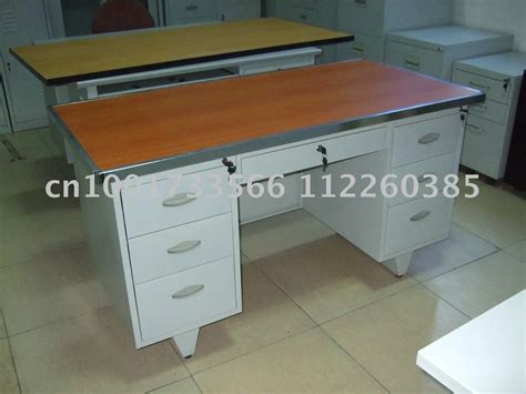 steel metal office desk ( computer desk) ,computer table, office furniture, desks with drawers ...