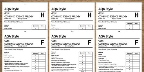 AQA GCSE Combined Science Past Papers - Paper 1 | Beyond