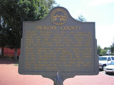 Pickens County, Jasper - Georgia Historical Markers on Waymarking.com