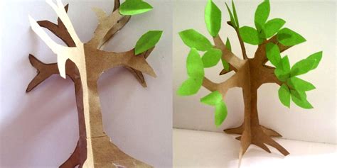 How to make an Easy Paper Craft Tree - Imagine Forest