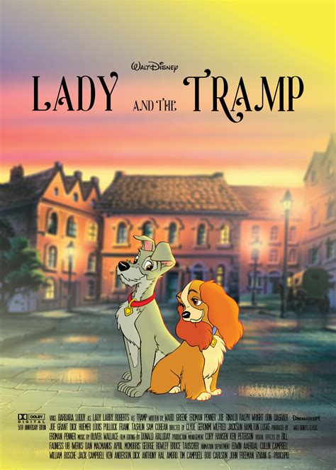 Lady and the Tramp movie poster on Behance