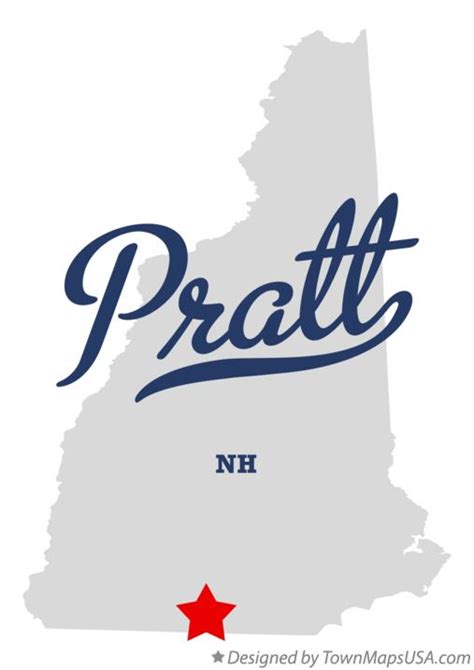 Map of Pratt, NH, New Hampshire