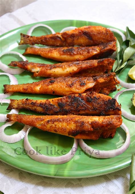 Cook like Priya: Fish Fry | South Indian Fish Fry Recipe | Small Fish ...