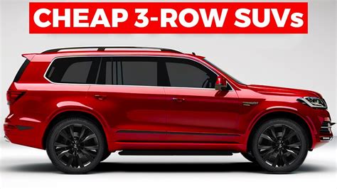 Most Reliable 3-ROW 7-SEATER SUVs Under $30,000 - YouTube