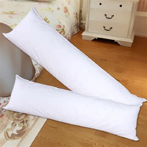 Long Pillow Inner White Body Cushion Pad Anime Rectangle Sleep Nap Pillow Home Bedroom Bedding ...