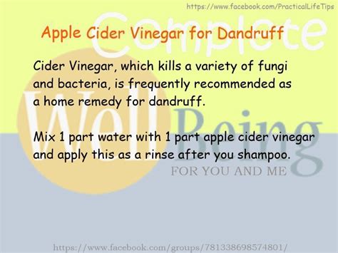 Practical Life Tips For You And Me: #Apple #Cider #Vinegar for #Dandruff