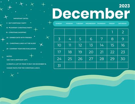 December 2023 Calendar Template Word - 2024 CALENDAR PRINTABLE