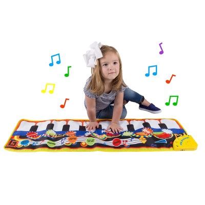 Toy Time Kids' Battery-operated Musical Piano Step Play Mat : Target