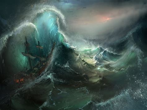 ArtStation - Stormy Seas